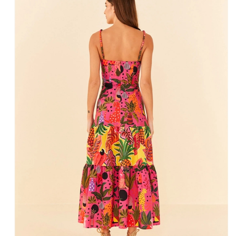 FARM Rio Vibrant Tropical Maxi Dress - Picture 5 of 7